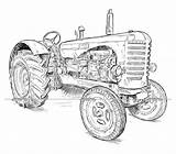 Massey Tractor sketch template