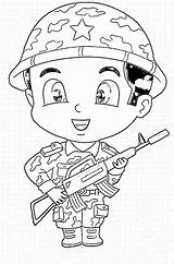 Tentara Hitam Mewarnai sketch template