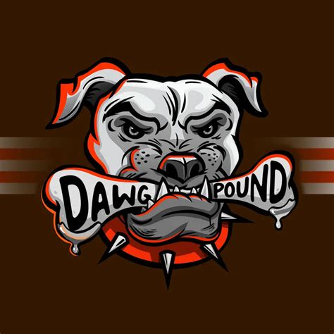 cleveland browns reveal top  submissions   dawg pound logo