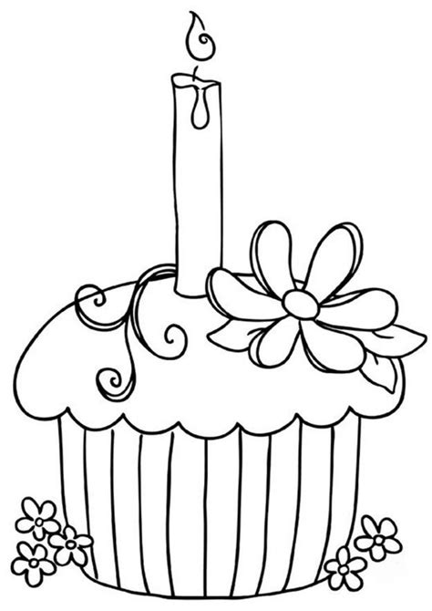 easy  print cupcake coloring pages nel