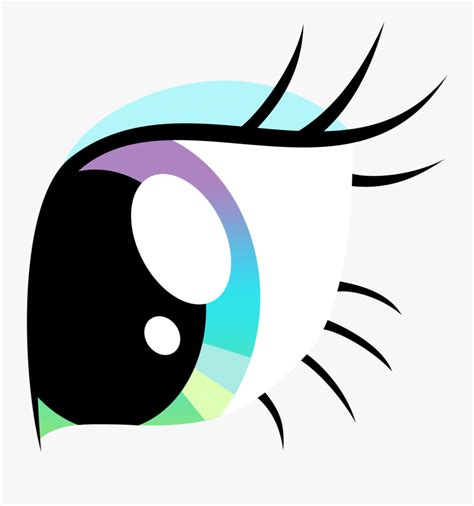 vector eye clipart    pony eye base  transparent