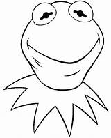Coloring Pages Kermit Frog Piggy Miss Bad Piggies Outline Head Muppets Draw Getcolorings Thinking Boat Friends Little Color sketch template