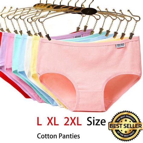 panties women cotton panties female comfortable underwear 10 colors