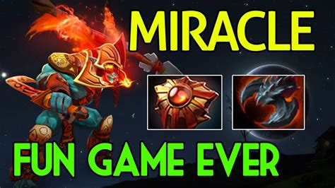 miracle dota 2 huskar [middle] fun game ever youtube