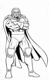 Darkseid Coloring Pages Template sketch template