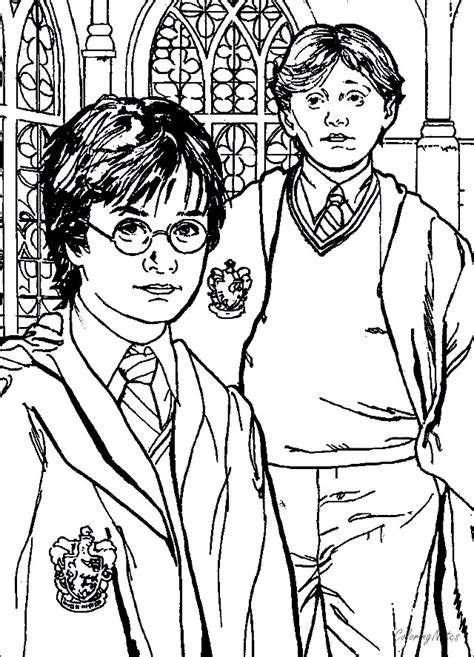 harry potter coloring pages easy   coloring pages  kids