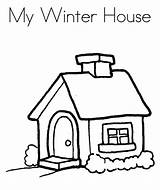 House Coloring Winter Pages Cartoon Drawing Clipart Printable Houses Easy Print Color Kids Book Popular Clipartmag Coloringhome Library Comments sketch template
