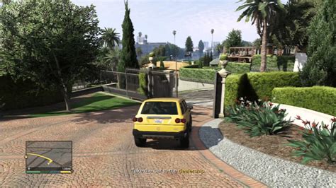 gta 5 3rd mission franklin meets michael youtube