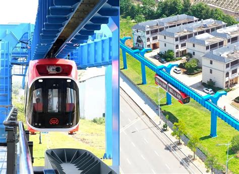 scientists build red rail  worlds  maglev sky train   magnets  float