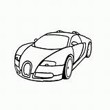 Bugatti Veyron Coloring Buggati Coloriage Clipart Drawing Clipartmag Pages Template sketch template