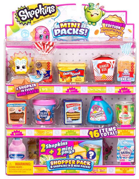 shopkins mini packs shopper pack assortment toptoy