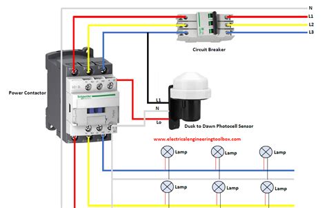 lighting contactor wiring diagram  photocell sidneymahdiya