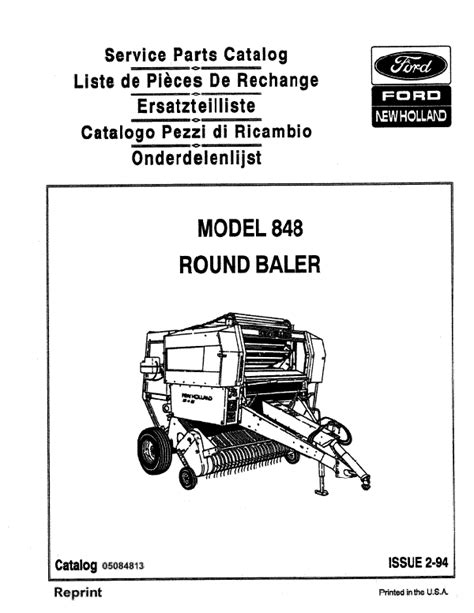 holland   baler parts catalog farm manuals fast