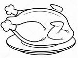 Chicken Pollo Asado Frango Roast Plato Kurczak Sararoom Assado Viande Pieczony Iluminar Fried Grille Clipartmag Delicioso Ilustracja Stockowa Roasted sketch template