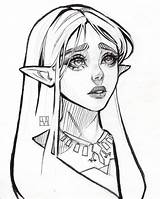 Zelda Reference Sketchbook Rysunki Elves Rostros Result Siterubix Faces Artofdrawing Tahmino sketch template