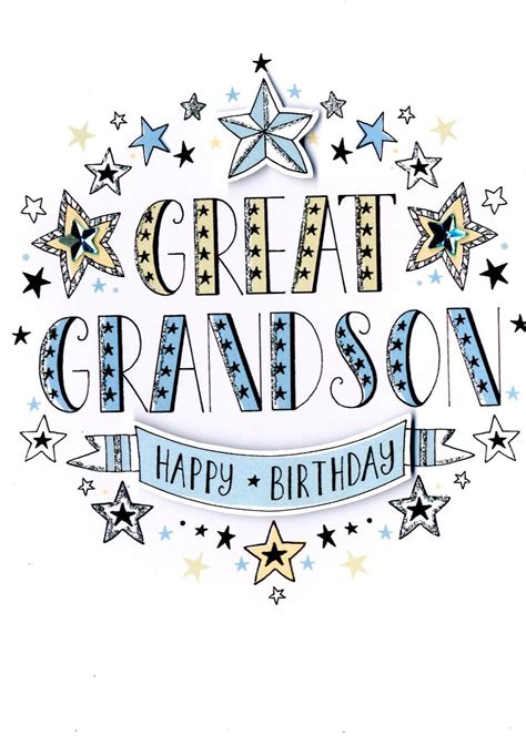 grandson birthday cards  great grandson birthday cards great