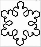 Snowflake sketch template