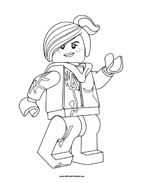 lego minifigure coloring page lego  coloring pages lego