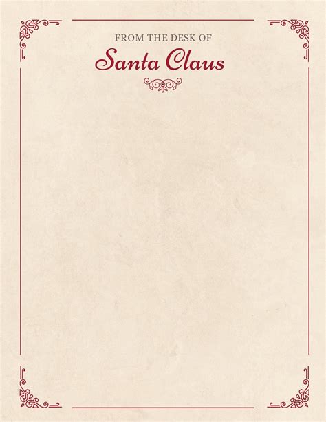 printable santa letter templates   customize canva atelier