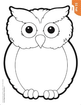 owl template printable doctemplates