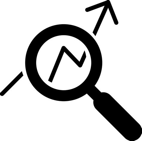 stock data analysis svg png icon