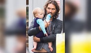 Image result for Russell Brand and wife and Kids. Size: 181 x 106. Source: radaronline.com