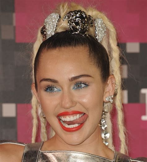 Disco Warrior Princess Miley Cyrus In Ludicrous Versace Outfit At Vmas