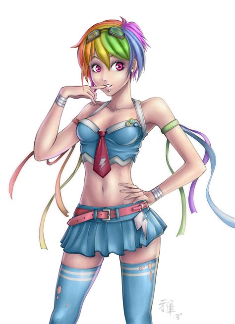 mlp rainbow dash by anii ki on deviantart