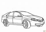 Nissan Coloring Pages Primera Cars 240sx Printable Altima Hybrid Drawing Skip Main Magic Paper Template sketch template