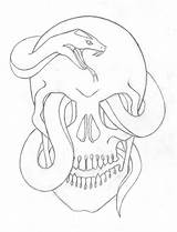 Skull Snake Drawing Easy Deviantart Drawings Trippy Sketches Wrapped Tattoo Snakes Outline Cool Simple Getdrawings Scary Choose Board Visit sketch template