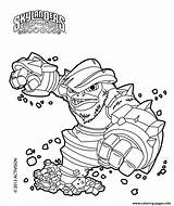 Coloring Swap Drilla Grilla Force Skylanders Pages Printable sketch template