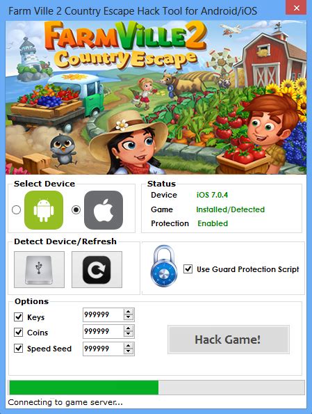 farmville  country escape hack infinite keys unlimited coins