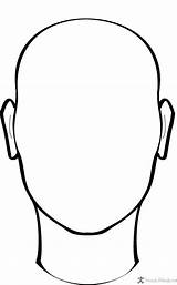 Drawing Faces Face Outline Blank Template Printable Heads sketch template