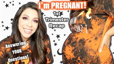 Im Pregnant 🤰🏻 1st Trimester Recap Answering Your Questions Erika