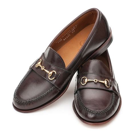 womens horsebit loafers dark brown calf rancourt  womens boots  shoes