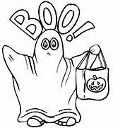 Spooky sketch template