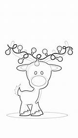 Tis Bestappsforkids Reindeer sketch template
