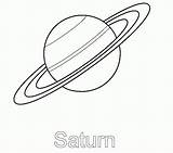 Saturno Saturn Espacial Nave Planeta sketch template