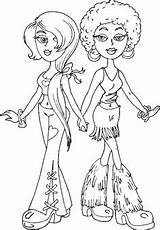 Coloring Pages Disco Girls Kids 70s Getcolorings Color Printable Print sketch template