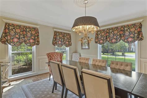 simple  classic dining room window treatments   dining room windows dining room