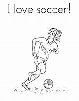 Coloring Soccer Girl Pages Getcolorings Socce Printable Getdrawings sketch template