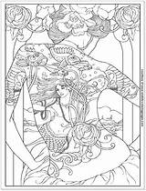 Coloring Pages Tattoo Adult Adults Printable Books Designs Choose Board Cool Book sketch template