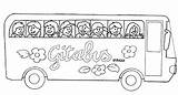 Autobuses Pullman Autobus Pullmino sketch template