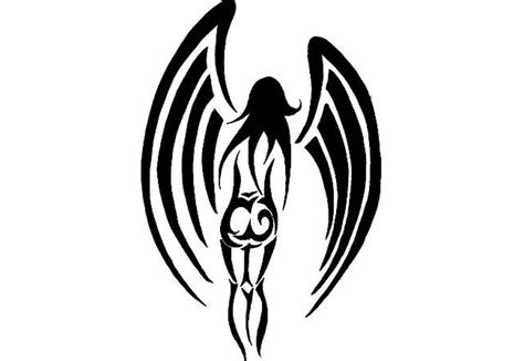 Tribal Angel Wings Tattoos Tattoos Book 65 000 Tattoos Designs
