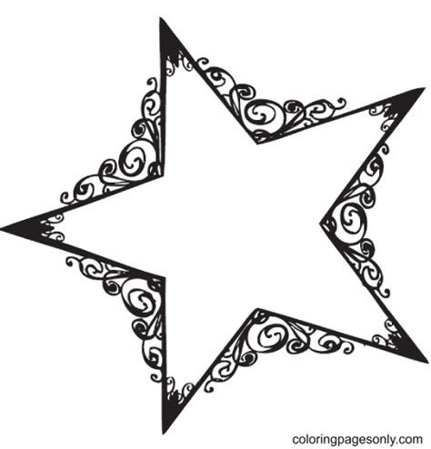 cute star coloring pages  printable coloring pages