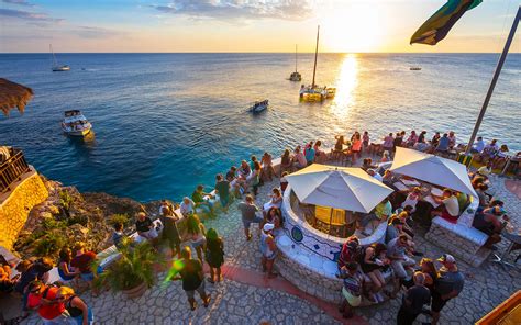You Can Jump Into The Caribbean From This Cliffside Cafe