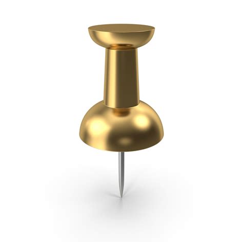 Push Pin Gold Png Images And Psds For Download Pixelsquid S11319243e