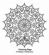 Mandala Coloring Pdf Pages Delicate Digital Getdrawings sketch template