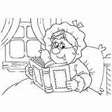 Grandma Coloring Pages Ones Articles Little Printable sketch template
