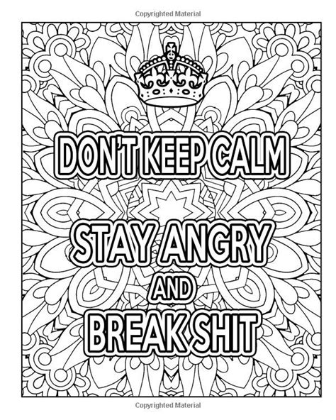 sweary inappropriate dirty coloring pages  adults pin  sweard